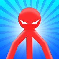 Red Stickman vs Monster School